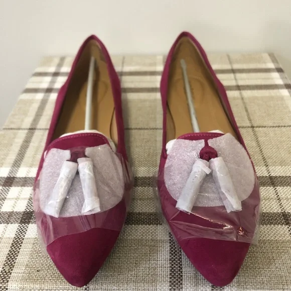 Hush Puppies Sadie Tassel Slip On Flats - Picture 5 of 7